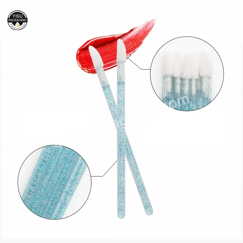 Disposable Makeup Glitter Lip Brush Cleaning Pen Lipstick Brush Cleaning Eyelash Cosmetic Brush