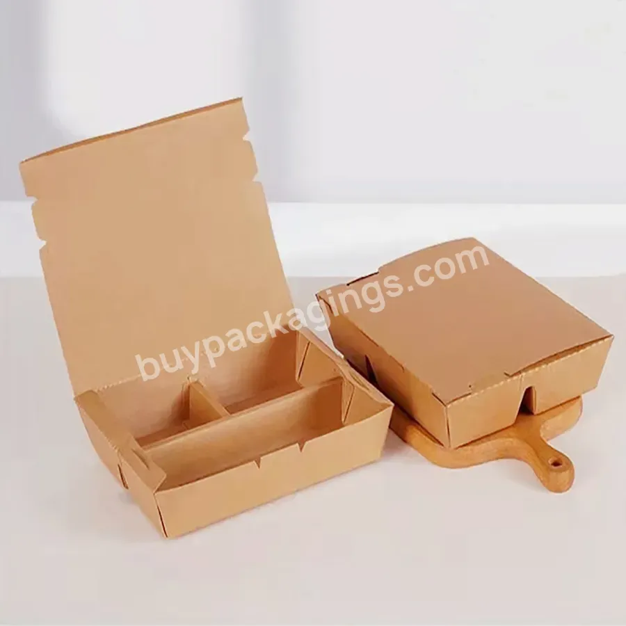 Disposable Many Grid Paper Boxes Cheap High Quality Custom Logo Box Biodegradable Packaging