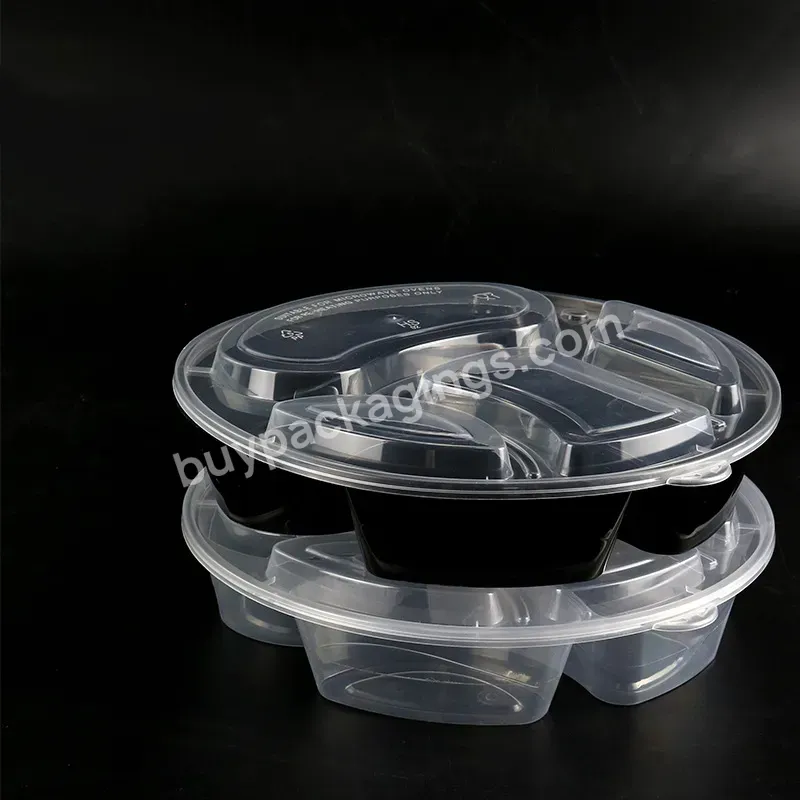 Disposable Plastic Lunch Box Food Prep Container Biodegradable Takeaway Disposable Pp Plastics Lunch Box