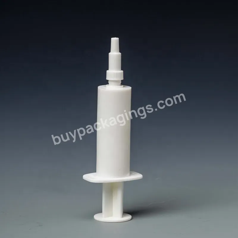 Disposable Plastic Pe Veterinary Pharmaceutical Infusion Injection Syringe For Cow Mastitis