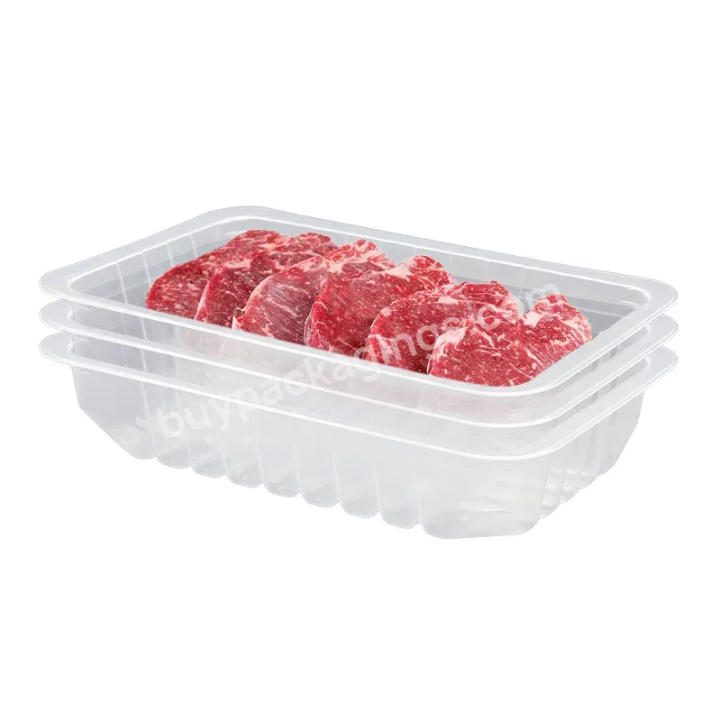 Disposable Plastic Pp Packing Butcher Series Food Tray For Meat Grinder