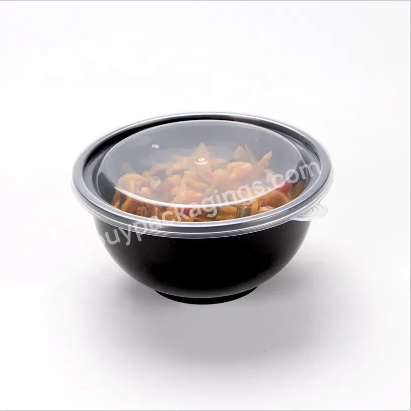 Disposable Pp 200ml Plastic Take Away Bowl Food Container With Lid