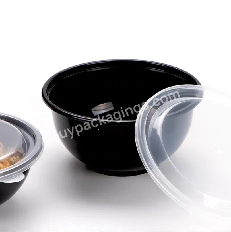 Disposable Pp 200ml Plastic Take Away Bowl Food Container With Lid