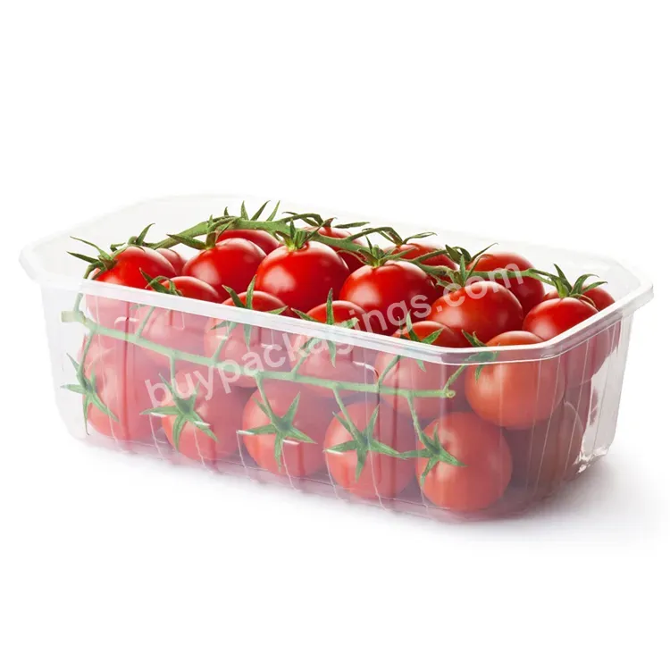 Disposable Pp Pet Pvc Material Food Grade Plastic Fruit Boxes Vacuum Forming Plastic Fruit Tray