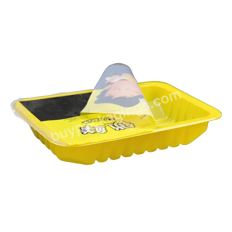 Disposable Pp/evoh/pe Heat Sealing Food Tray Map Vacuum Forming Plastic Meat Tray