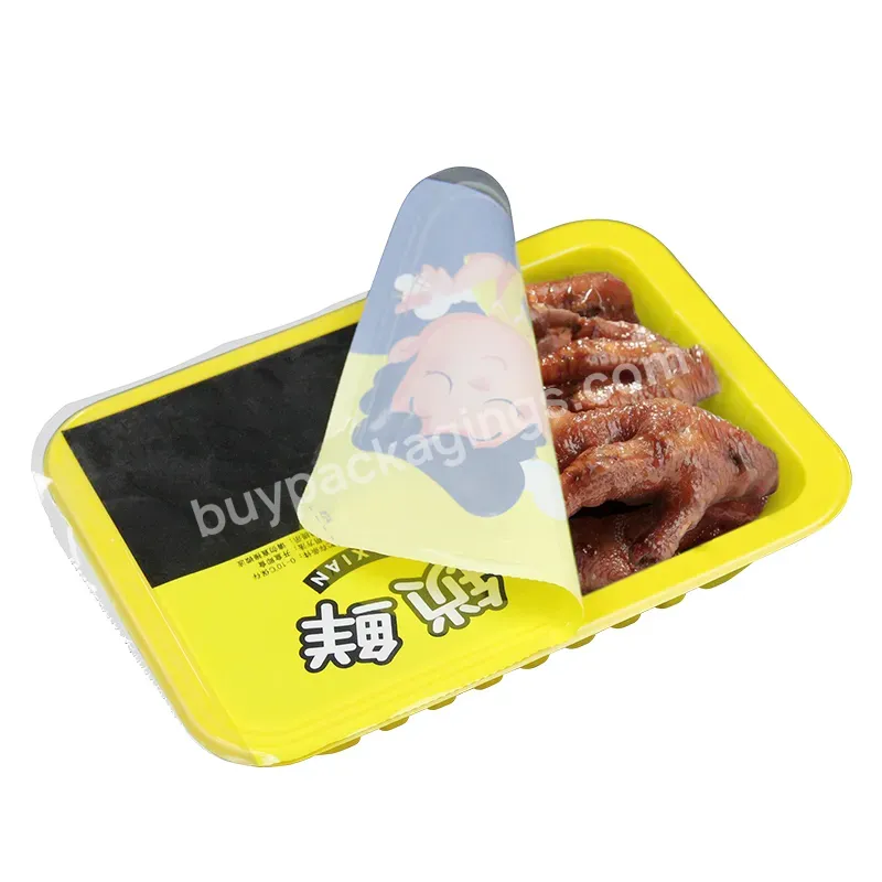 Disposable Pp/evoh/pe Heat Sealing Food Tray Map Vacuum Forming Plastic Meat Tray