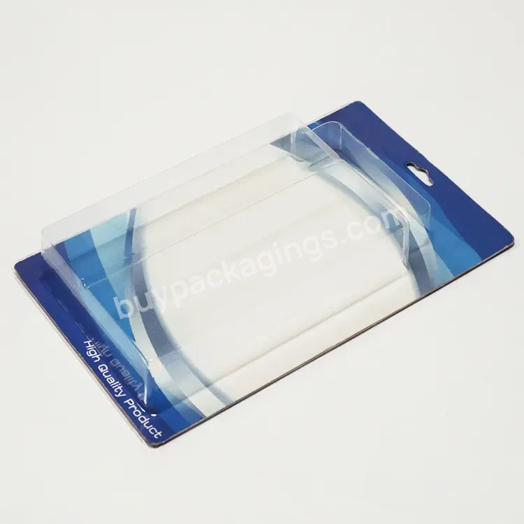 Disposable Vacuum Formed Pvc Sliding Card Electronic Blister Packaging