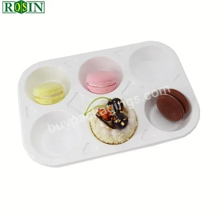 Disposable White Plastic Cpet Ovenable Baking Tray For Cupcake Egg Tart Bakery Muffin Pans