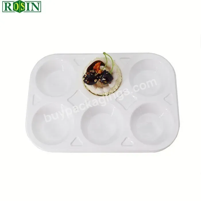 Disposable White Plastic Cpet Ovenable Baking Tray For Cupcake Egg Tart Bakery Muffin Pans