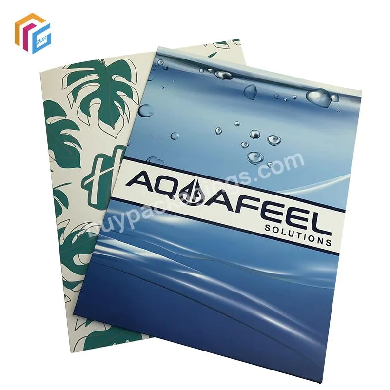 Do A4 Size Personalized Presentation Folder Custom Travel Document Business File Folder with Pockets