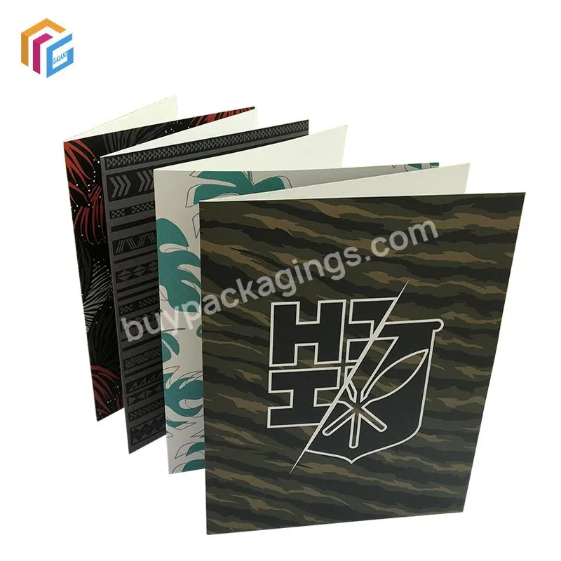 Do A4 Size Personalized Presentation Folder Custom Travel Document Business File Folder with Pockets