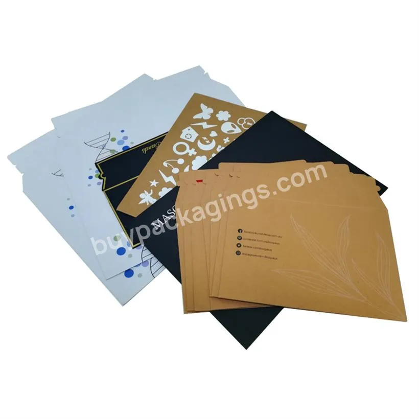 Do Not Bend Self-Seal Stay Flat Mailer Rigid Mailers Stay Flat Cardboard Shipping Envelopes for Magazines, Paintings, Photos