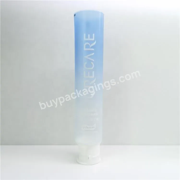 Doctor Lid Offset Print Shampoo Lotion Transparent Cosmetic Tube Packaging Pe Squeeze Aluminium Empty Toothpaste Tube With