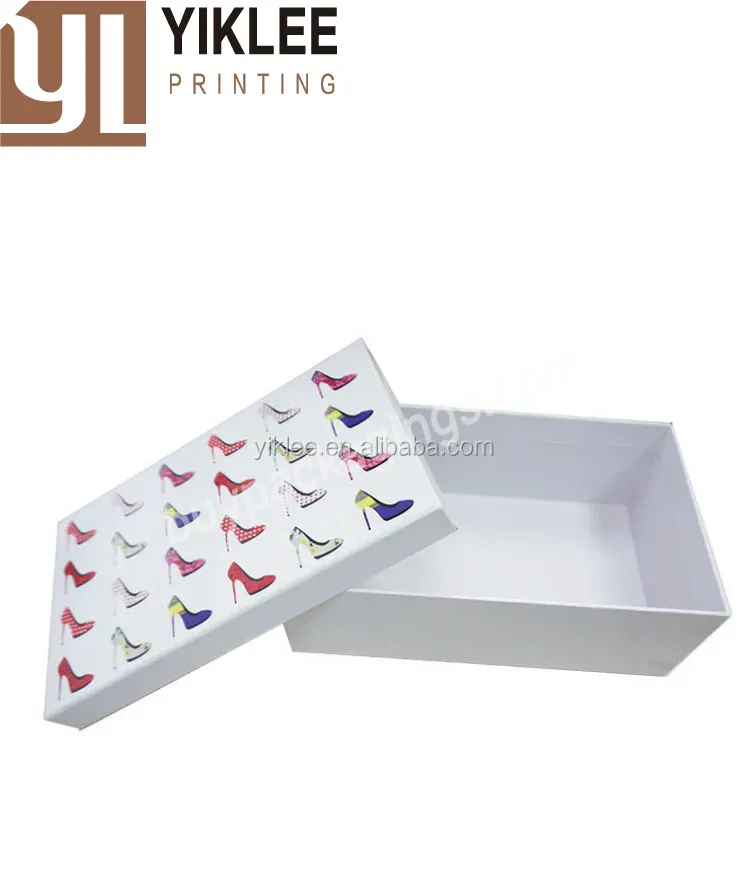 Dongguan Factory Customized Logo Shoe Box Packaging Shoe Gift Box Cardboard Shoe Box Packaging