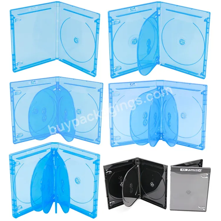 Double Silm Steelbook 11mm Elegant Plastic 4k Bluray Player Dvd Case-bouble Disc Glossy Bluray Cd Base Boxes