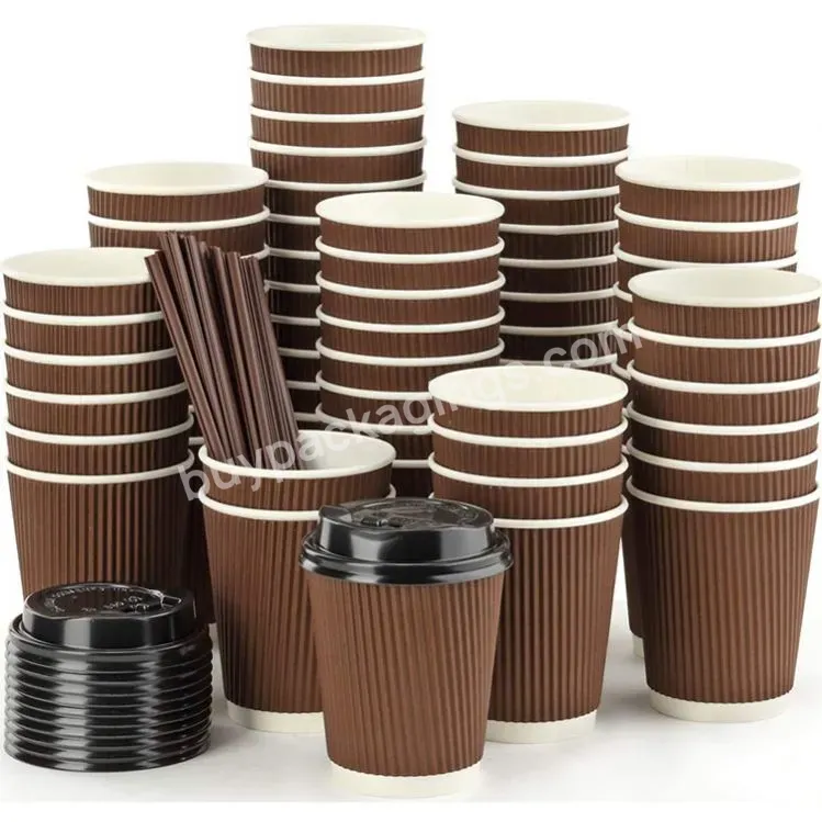 Double Single Wall Disposable Coffee Paper Cup