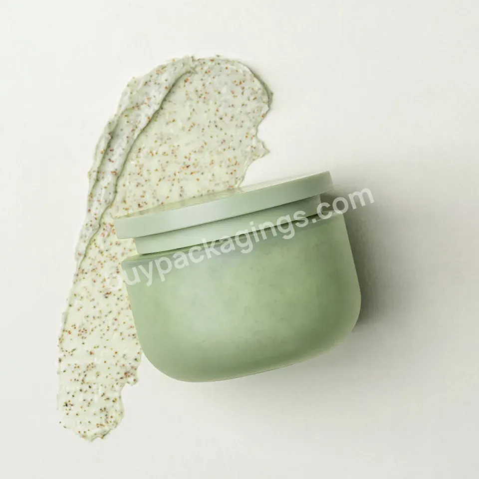 Double Wall Eco-friendly Pet Refillable Wide Mouth Body Butter Empty Cosmetic Containers Plastic Cream Jar