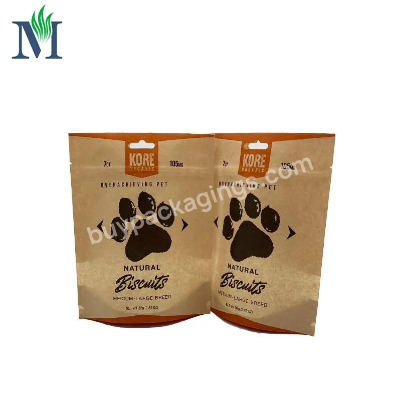 Doypack Ziplock Brown White Kraft Craft Paper Standing Up Pouches Food Packaging Zipper Bags With Window