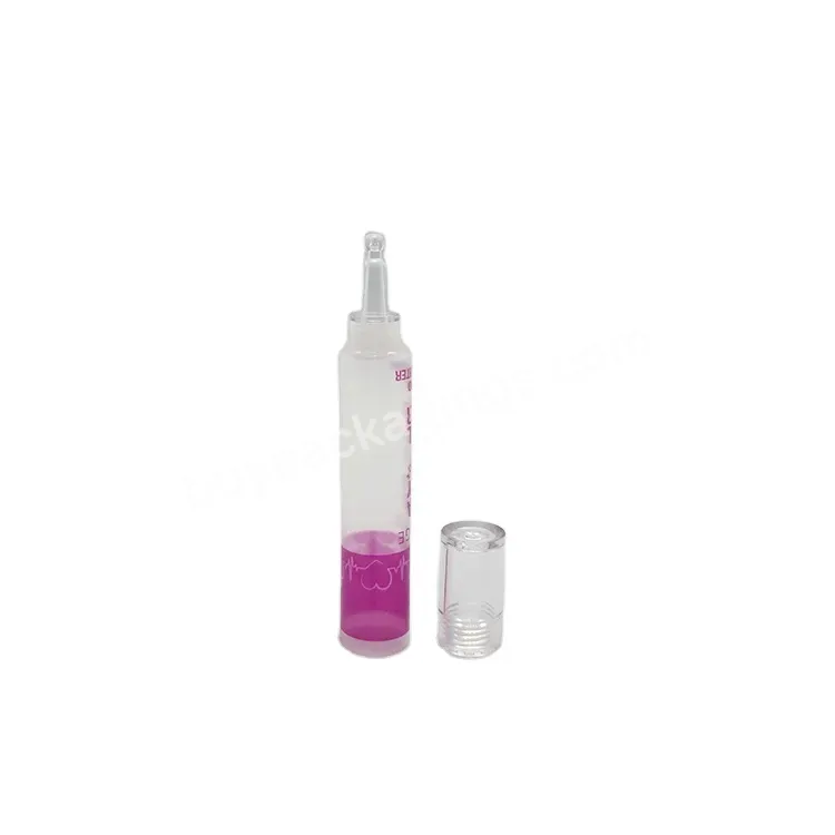 Dropper Tip Head Cosmetic Packaging Tube With Transparent Screw Lid 15ml Manufacturer/wholesale