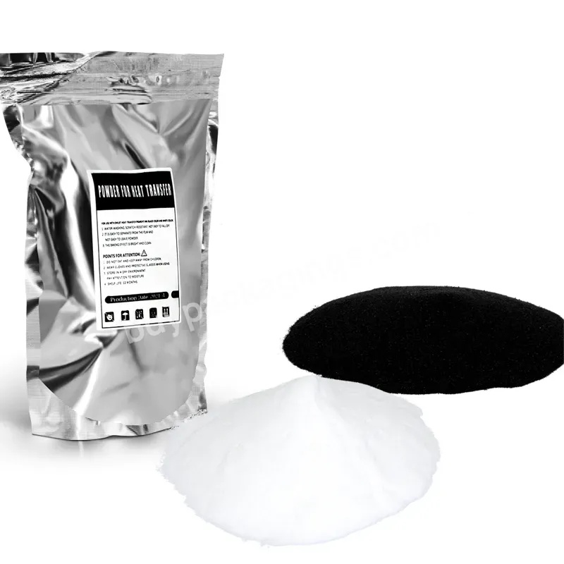 Dtf Powder 1kg Glue Hot Melt Shake Adhesive Powder Highly Elastic 30cm 60cm A3 A4 Dtf Transfer Film Tpu Black And White Powder - Buy Hot Melt Powder,Powder White Dtf,Dtf Powder Is Highly Elastic.