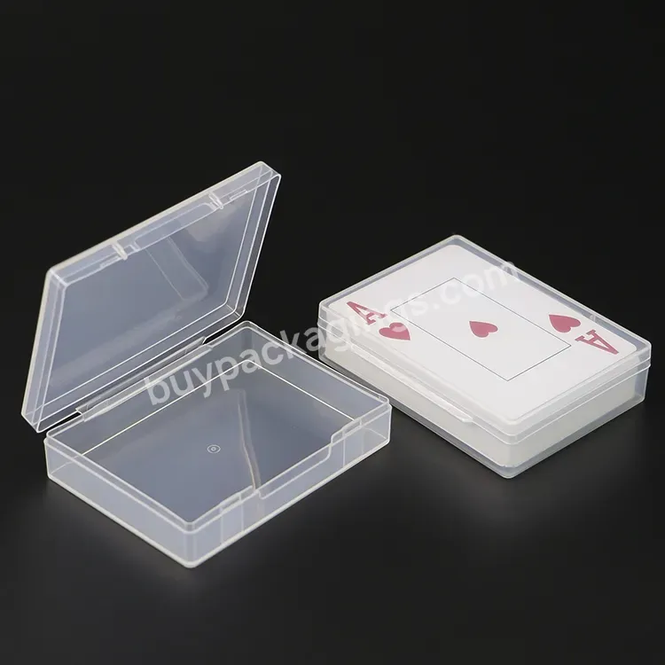 Durable Clear Color Paper Card Game Holder 63x88mm Poker Playing Oracle Trading Cards Storage Case Plastic Tarot Card Deck Box