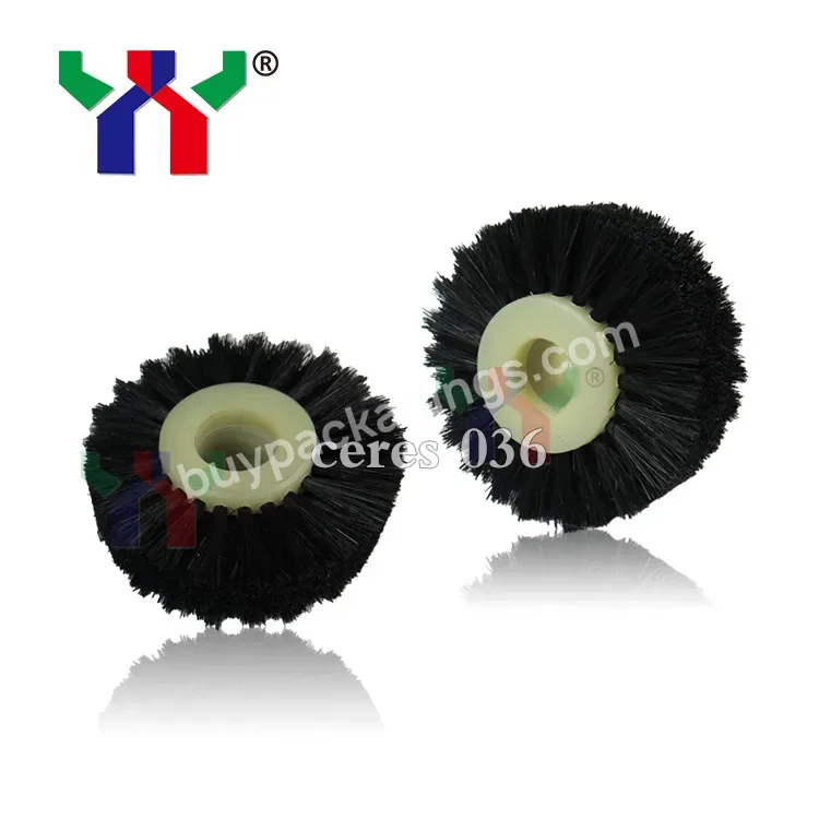 Durable Hard Bristle Circular Brush Wheel For Pressing Paper Ceres 036