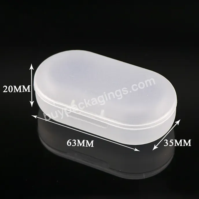 Durable Portable Plastic Storage Box Case Travel Data Cable Storage Custom Logo Earplug Box Earphone Box