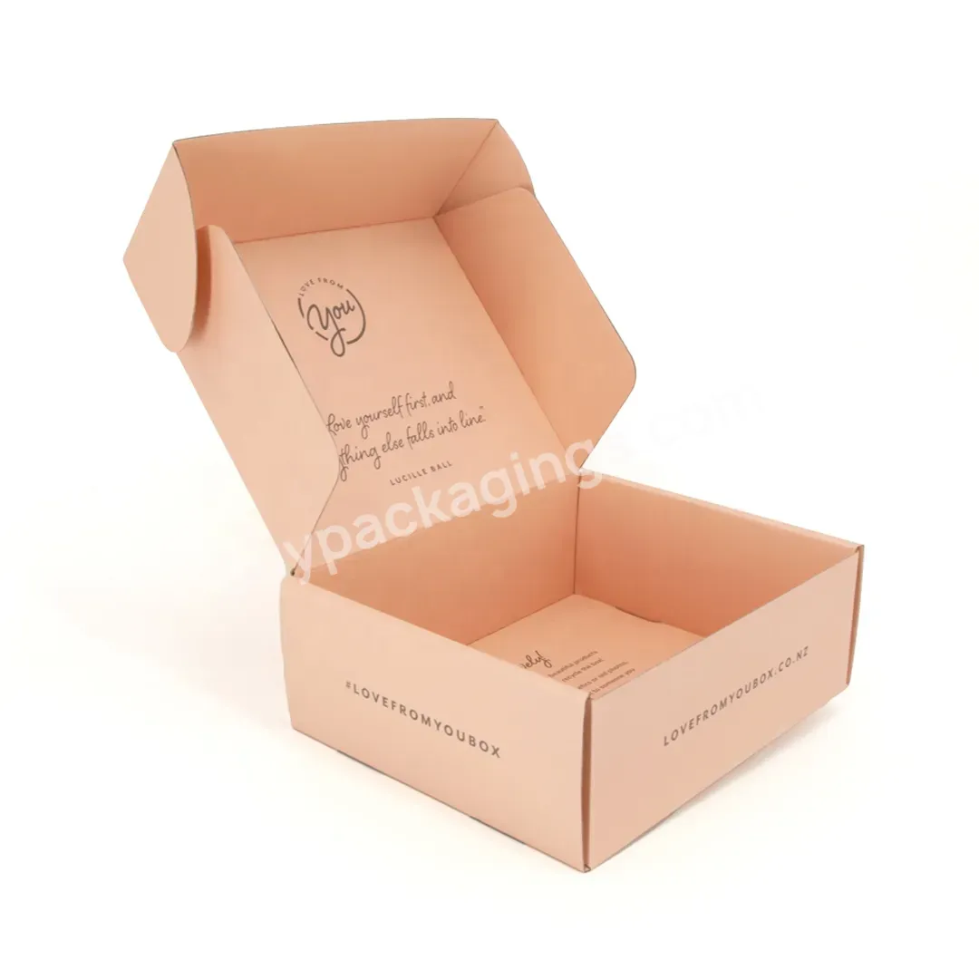 Durable Quality Free Custom Logo Cosmetic Corrugated Packaging Black Mailer Box Shoes Shipping Box For Clothing And Shoes
