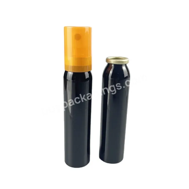 E-better Black 30ml Aluminum Atomizer Spray Bottle Recycled Cosmetic Bottle