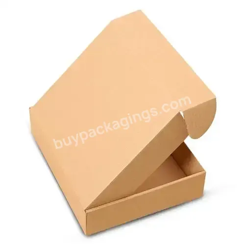 E Commerce Mailing Shipping Brown Corrugated Paper Book Shape Christmas Gift Box