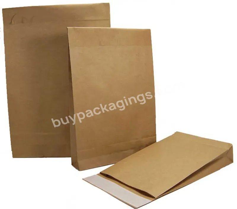 E-commerce Paper Mailer Bag 100% Recycled Eco Friendly Custom Yellow Kraft Paper Ship Bag Paper Mailer Bag