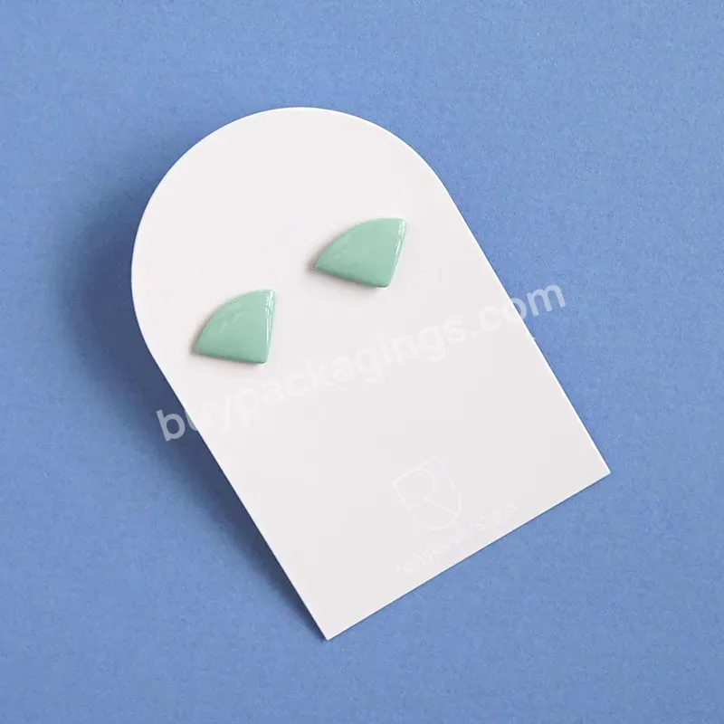 Earring Display Card Die Cut Earring Card Stud Cards For Necklaces Bracelets Earrings