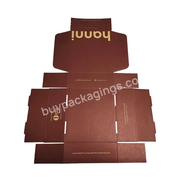 easy folding long magnetic box mailer eco mailing book packing corrugated box