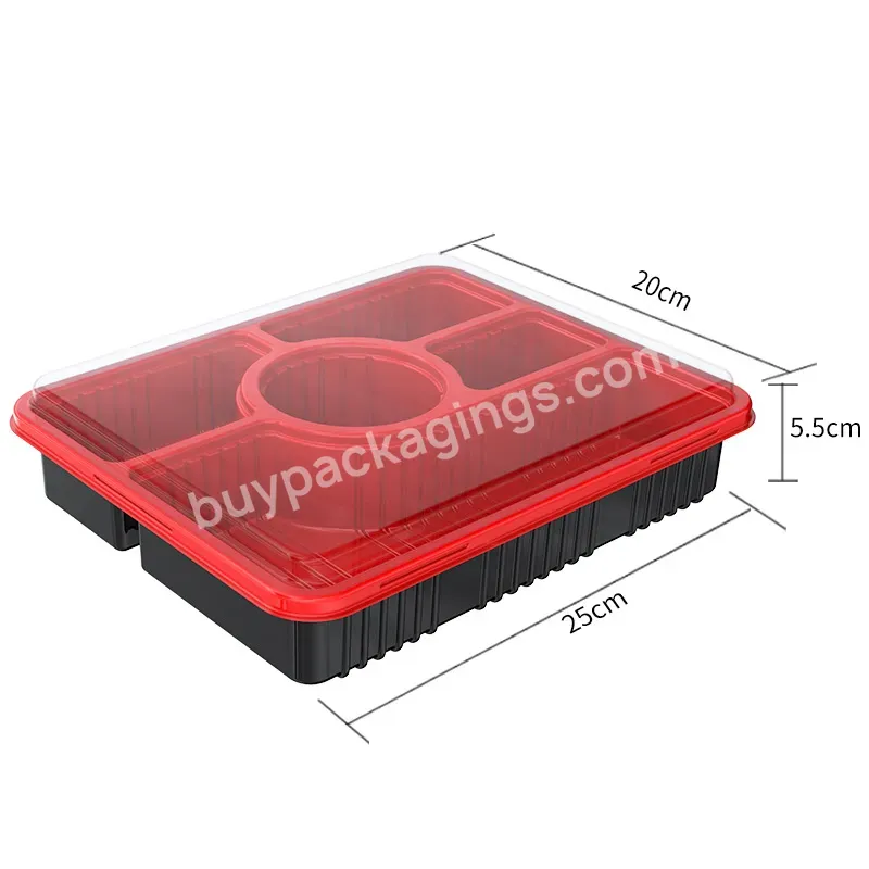 Eco Biodegradable Disposable Food Container Wholesale Plastic Lunch Box Microwave Custom Disposable Oven Safe Food Container