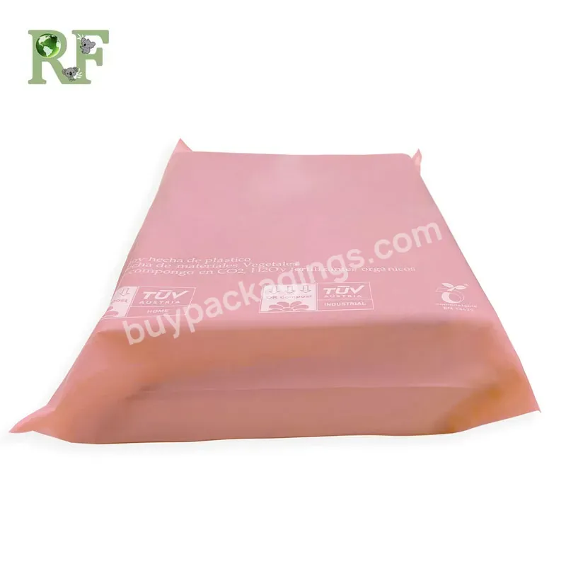 Eco Compostable Courier Bag Custom Mailer Bag Printed Mail Poly Bag With Adhesive