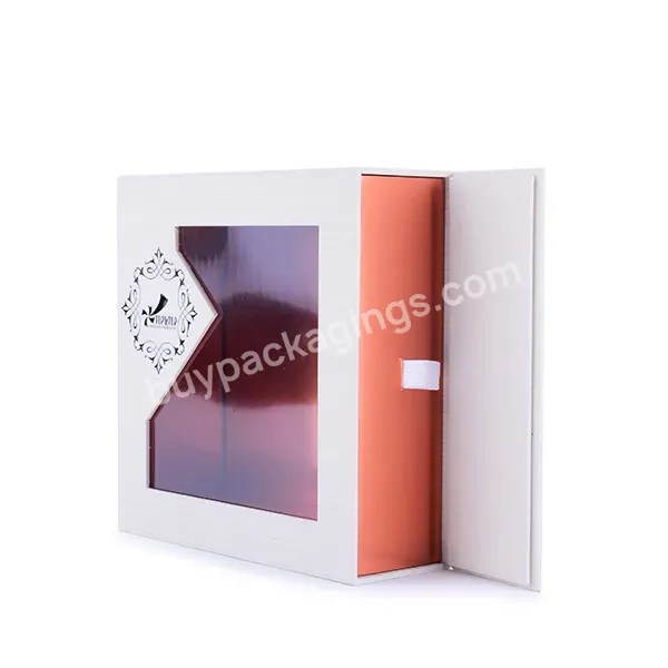 Eco Custom Logo Printed Skin Care Cosmetic Lip Gloss Shipping Boxes Cardboard Packaging Paper Box With Window