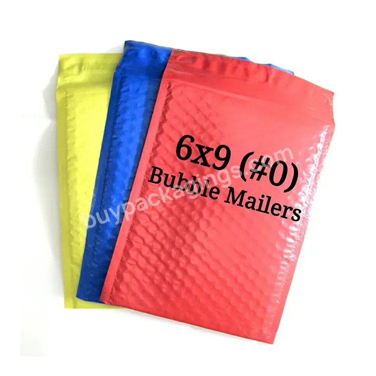 Eco D2w Non-toxic Strong Adhesive Glue Custom Small Size Pink Color Striped 4x6 Poly Bubble Padded Envelopes Mailers