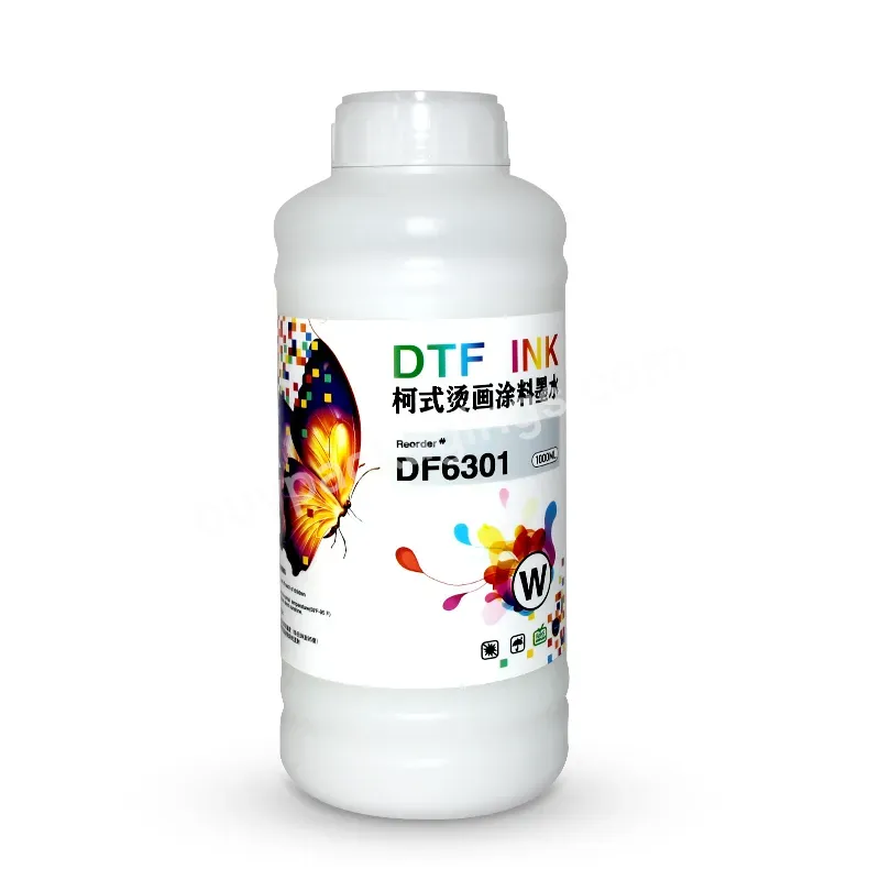 Eco-friendly 1000ml Cmyk Color Heat Transfer White Dtf Ink For T-shirt Dtf Printer