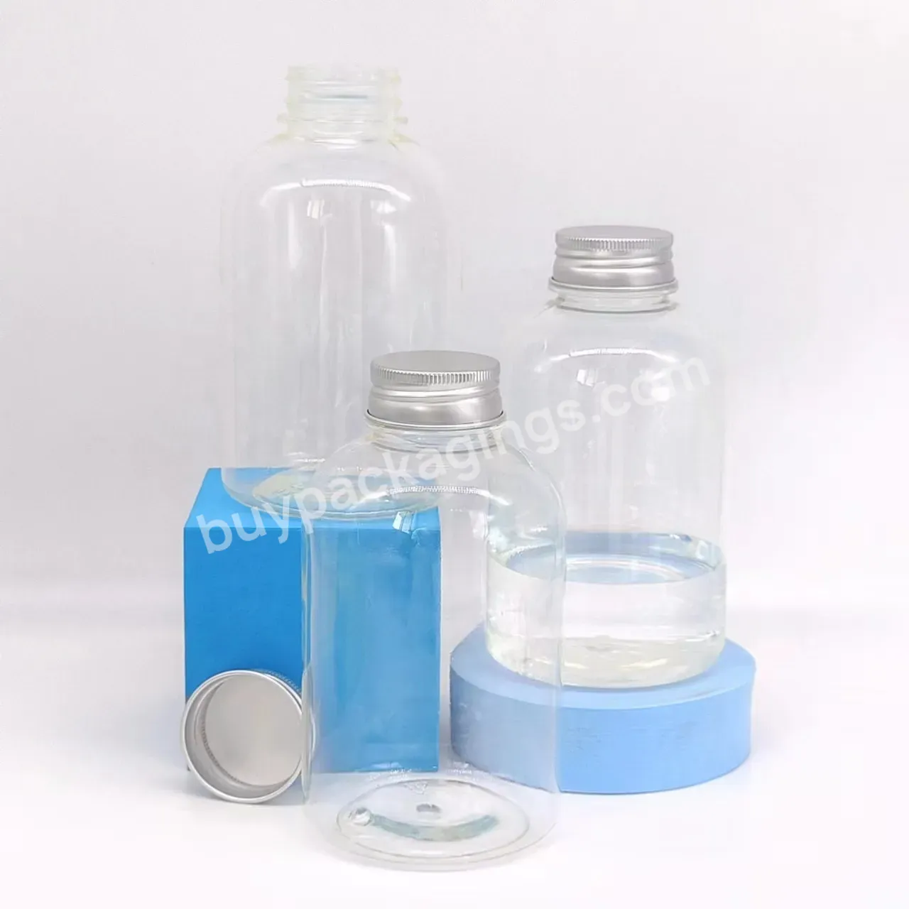 Eco Friendly 100ml 200ml 350ml 450ml 750ml 900ml Pla Biodegradable Disposable Plastic Water Bottle Pla Juice Plastic Bottle