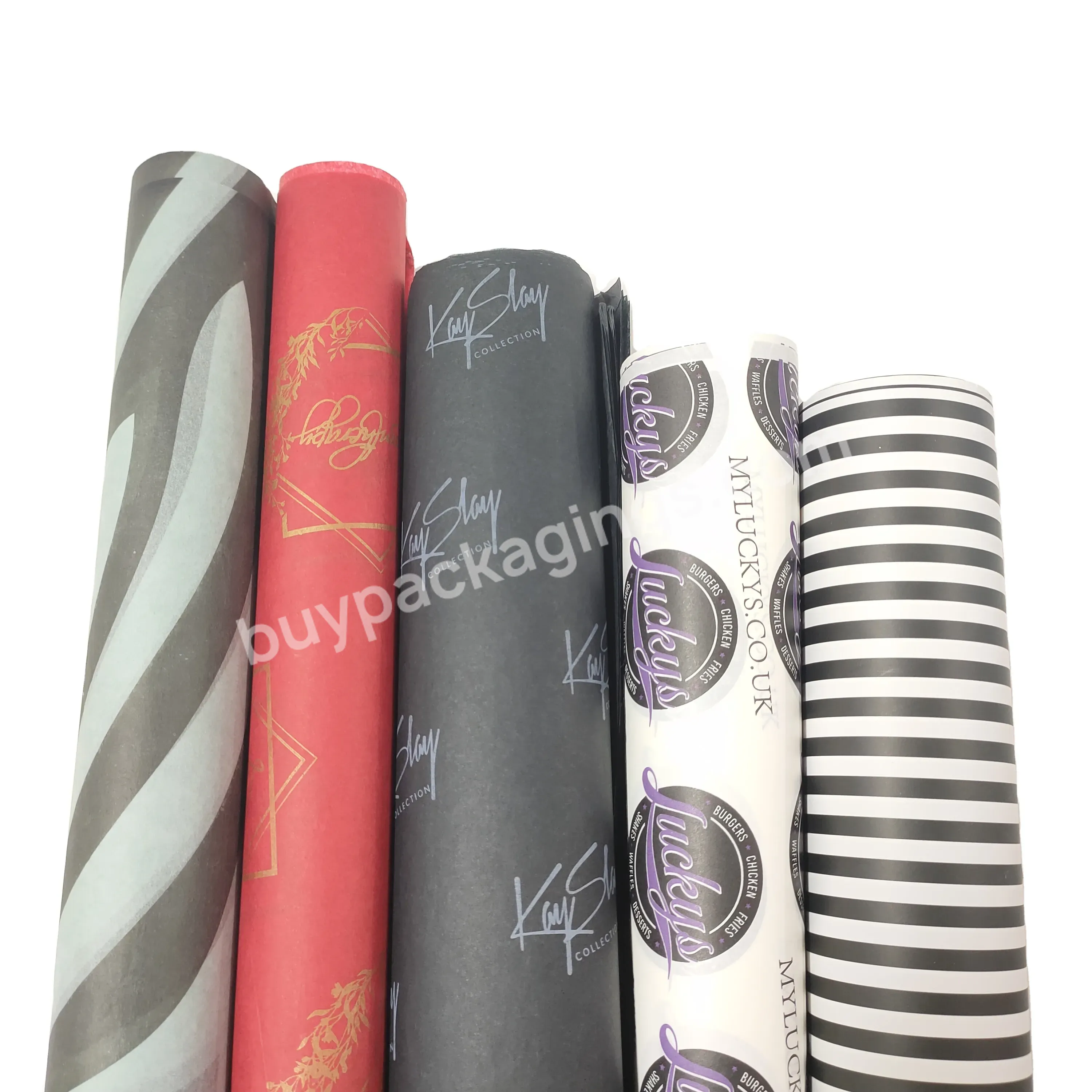 Eco-friendly 17gsm Gift Wrapping Paper Custom Printed Logo Clothing Tissue Paper Packaging