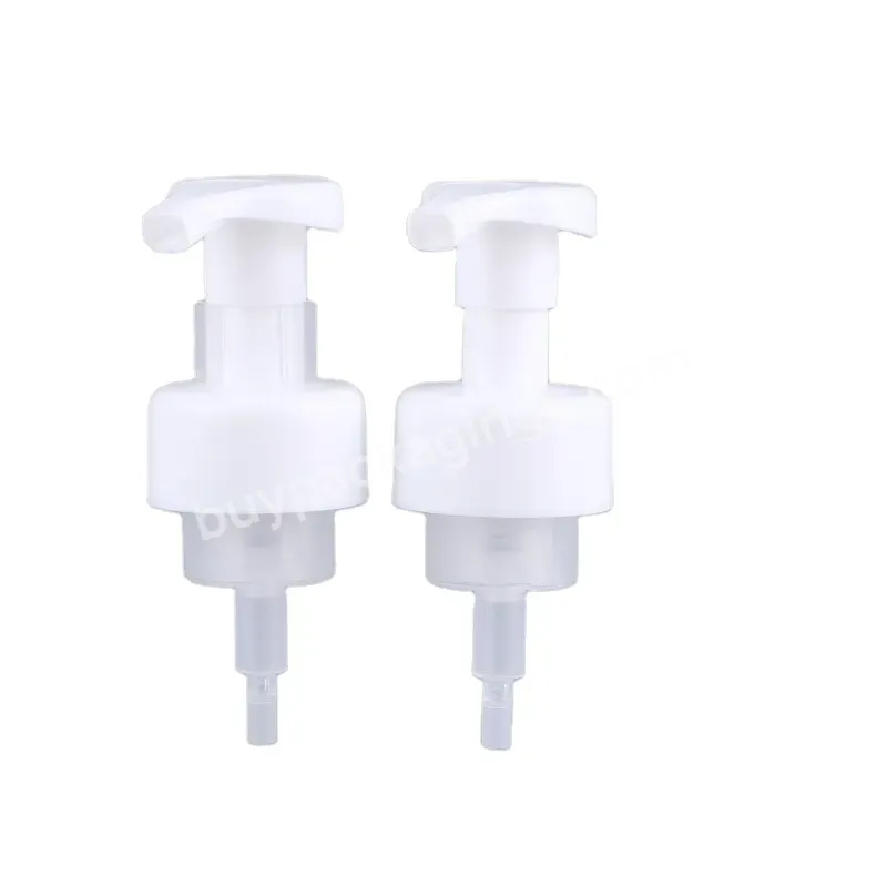 Eco Friendly 40mm 42mm Plastic Foam Hand Wash Soap Dispenser Facial Cleansing Bottle White Pump