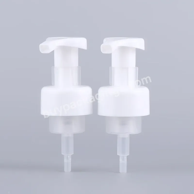 Eco Friendly 40mm 42mm Plastic Foam Hand Wash Soap Dispenser Facial Cleansing Bottle White Pump