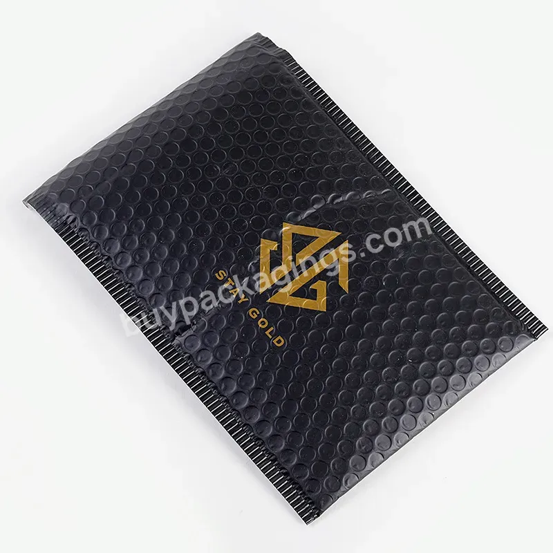 Eco-friendly 6x10 Black Padded Envelopes Polymailer Enveloppe Bulle For Clothes Packaging Padded Envelope Bag Padded Envelope