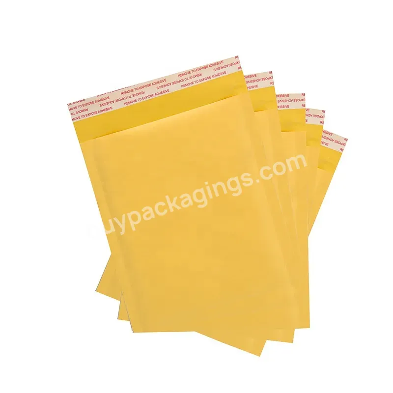 Eco Friendly A4 Sizes Kraft Paper Shipping Envelopes Bag Air Poly Bubble Mailer