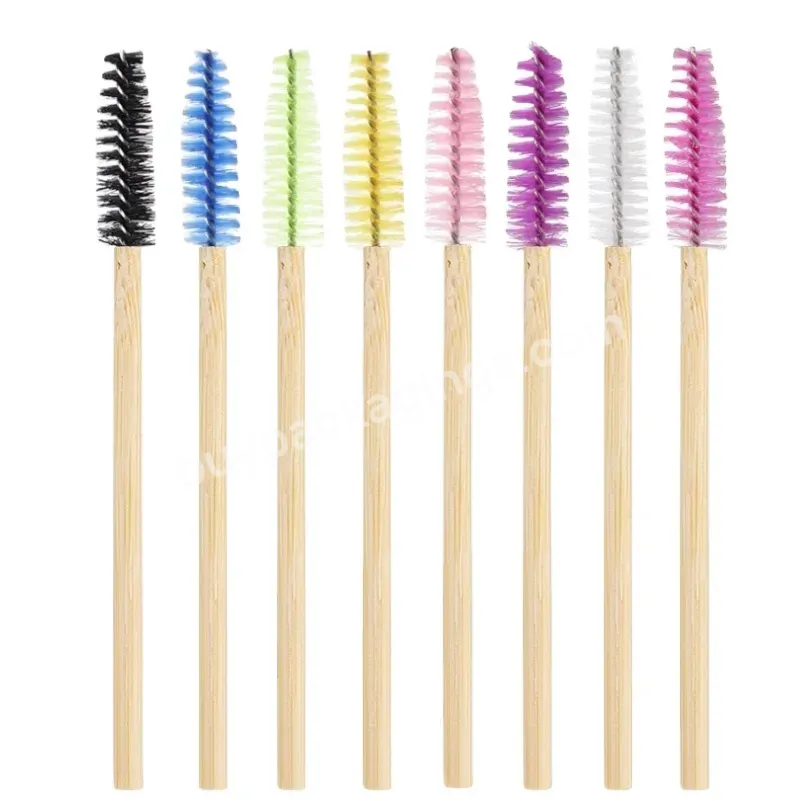 Eco Friendly Bamboo Spoolie Eyelash Brush - Buy Bamboo Mascara Wand,Eyelash Mascara Brush Manufacturers,Extra Long Spoolie.