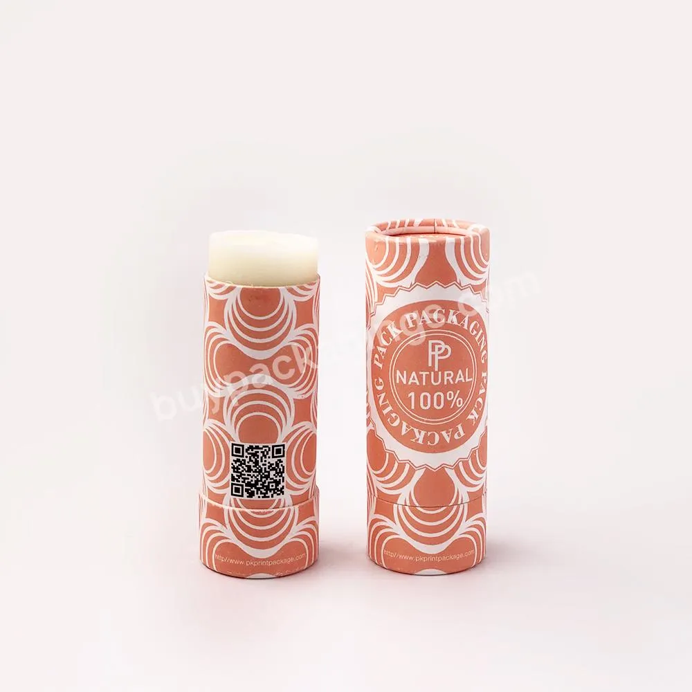 Eco friendly biodegradable 60ml  75ml  90ml paper deodorant stick deodorant push up paper tube