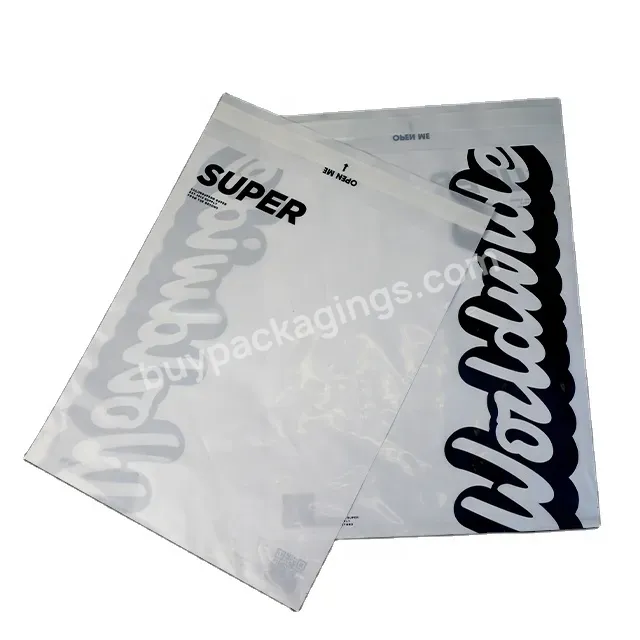 Eco Friendly Biodegradable Light Film Shipping Courier Self Adhesive Clothing Bags Pe Custom Print Pouches Plastic Mailing Bags