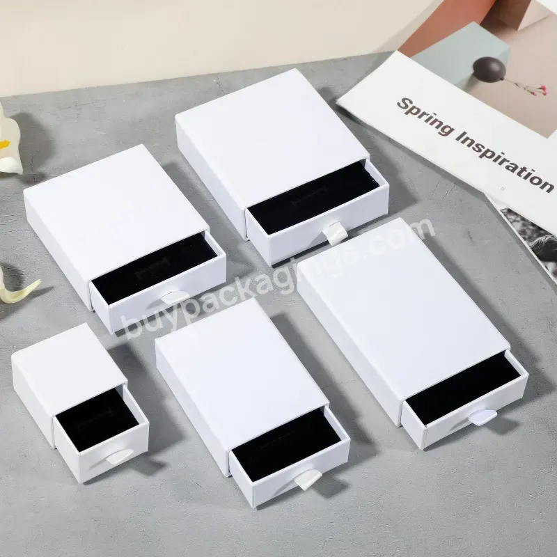 Eco Friendly Black Baby Saudi Arabia Sets Jewelry Accessories Paper Sliding Packaging Box