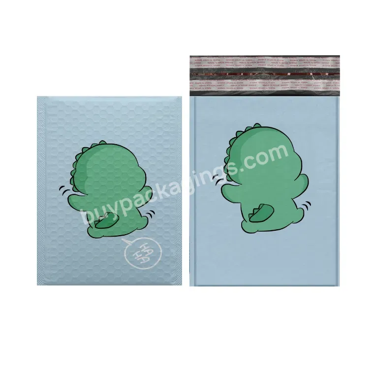 Eco Friendly Branded Recyclable Envelope Compostable Mail Bag Packaging Green Poly Small Custom Cute Bubble Mailer With Logo