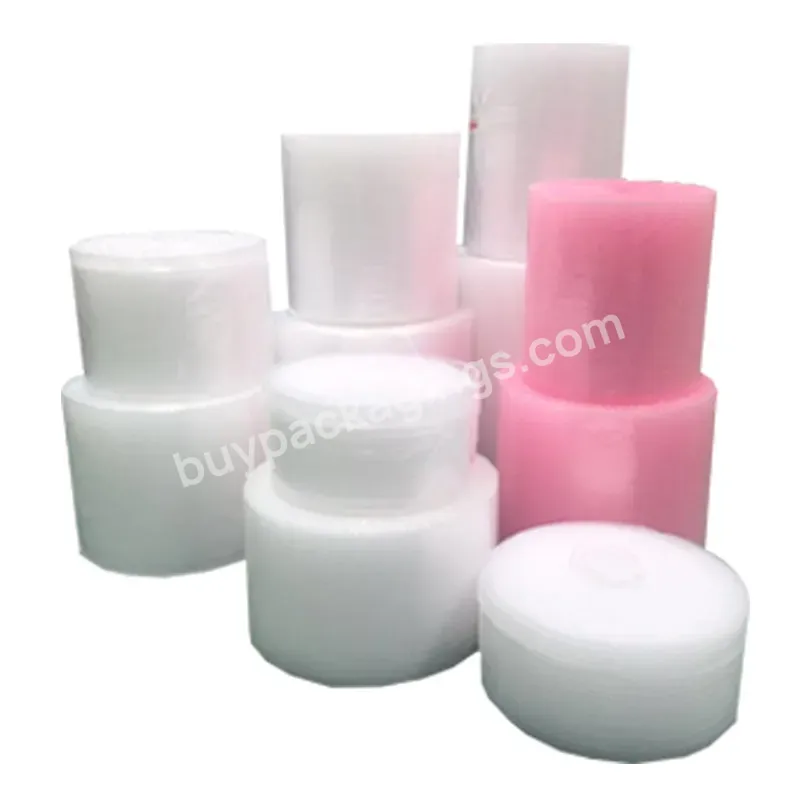 Eco Friendly Bubble Film Packaging Wrap Air Bag Cushion Roll Packaging Cushion Pearlescent Film Bubble Bag